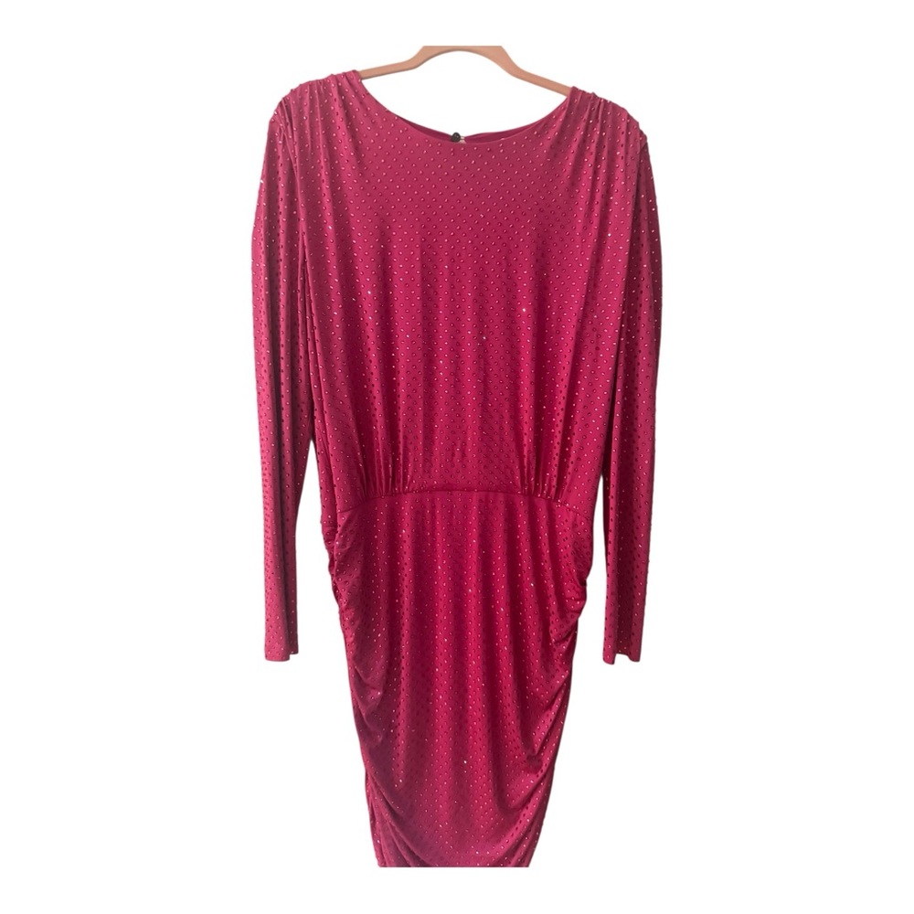 Veronica Beard Fuchsia Long-Sleeve Dress - Picture 6 of 11